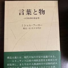 言葉と物 人文科学の考古学のサムネイル