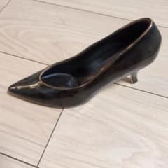 ハイヒール　花器　黒のサムネイル