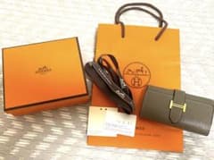 HERMES 베안 키링 키 케이스 에투프 골드