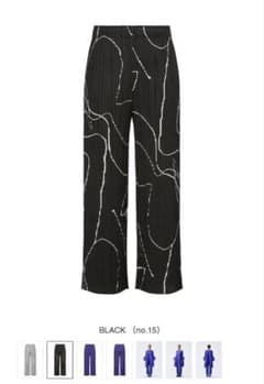 PLEATS PLEASE ISSEY MIYAKE PAUSE パンツ(黒) - メルカリ