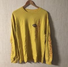 古着　90s ハーレーダビットソン　ロンT 袖プリント　バックプリントのサムネイル