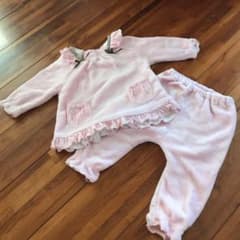 ふわふわ ピンク パジャマ 80cmのサムネイル