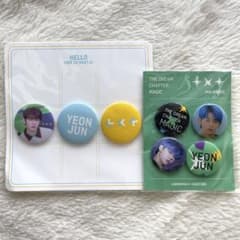 TXT 2020 FANLIVE 缶バッジ ヨンジュン 5個セット txt ヨンジュン MAGIC 缶バッジ - メルカリ