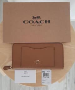 COACH コーチ 長財布　キャメルのサムネイル