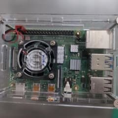 Raspberry Pi 4 Model B 本体 クリアケース・冷却ファン付のサムネイル