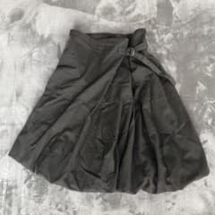 gomme ゴム　バルーンスカート　オリーブ