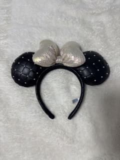 ディズニー ミニー カチューシャ キルティング パールのサムネイル
