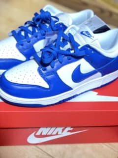 新品NIKEナイキダンクロー青白ケンタッキー バーシティーロイヤル 27cmのサムネイル