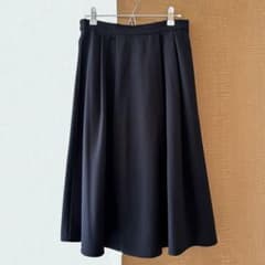 GU ブラック フレアスカート ロング Lのサムネイル