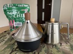【未使用】APELUCA テーブルトップスモーカー ＆Snow Peak ケトルのサムネイル