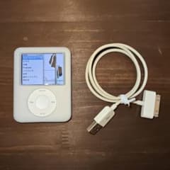 極美品・バッテリー良好】iPod nano 第3世代 4GB シルバー 完動品
