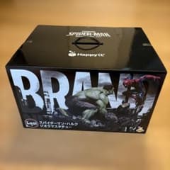 新品未使用！Happyくじ スパイダーマン ハルク ジオラマスタチューのサムネイル
