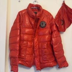 PEARLY GATES レディースジャケット サイズ2 レッド - メルカリ
