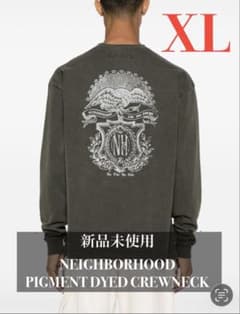 新品 XL ネイバーフッド PIGMENT DYED クルーネック LS TEEのサムネイル