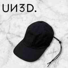 希少　UN3D. アンスリード ベーシックキャップ ブラックのサムネイル