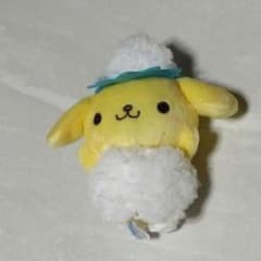 ポムポムプリン マスコット ぬいぐるみ　もこもこおふろタイム　ゆるかわサンリオ