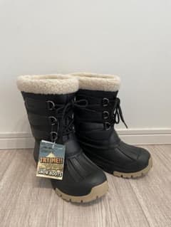 ★新品未使用★キッズ中ボアスノーブーツ★17～18cm★のサムネイル
