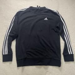adidas クルーネック スウェット ブラック 2XOのサムネイル