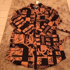 シャツワンピース　ロングシャツのサムネイル