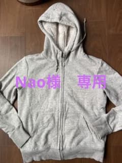 ユニクロ ボアパーカー ホワイトベージュのサムネイル
