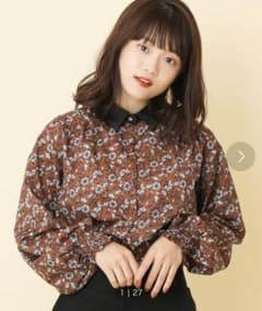 襟付き花柄ブラウス レイカズン Ray Cassinのサムネイル