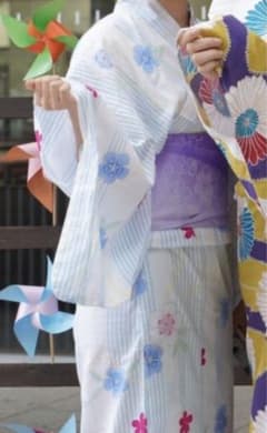 浴衣　水色のサムネイル