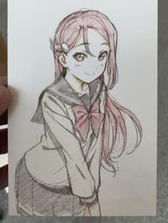 ラブライブ サンシャイン 5周年 展示会 ポストカード 梨子 曜 ヒロユキ様専用のサムネイル