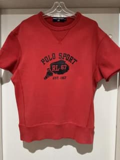 POLO SPORT ポロスポーツ ウイングフットプリント 半袖スウェット M 