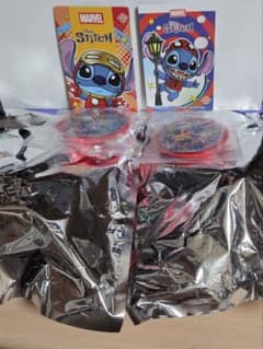 二種 コスビ スティッチ スパイダーマン アイアンマン マーベル