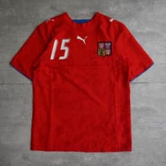 PUMA プーマ　2006 チェコ代表　ユニフォーム　ミラン　バロシュ PUMA プーマ 2006 チェコ代表 ユニフォーム ミラン バロシュ - メルカリ