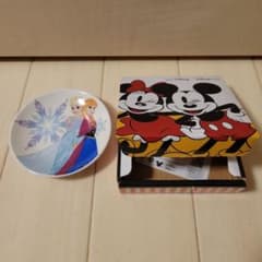 아나운서와 눈의 여왕 콩 접시 도기제 Shop Disney 비매품