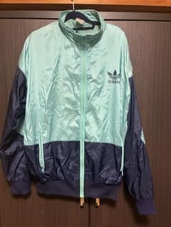 80s 常田大希着用 オールドadidas ナイロンジャケット トレフォイル 