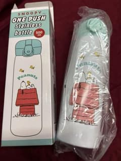 新品✨ スヌーピーワンプッシュステンレスボトル500ml 白 - メルカリ