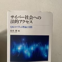サイバー社会への法的アクセス : Q&Aで学ぶ理論と実際のサムネイル