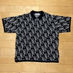 COODER 柄シャツ　ポロシャツ　ニット　半袖のサムネイル