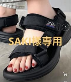 JaVa スポーツサンダル ブラックのサムネイル