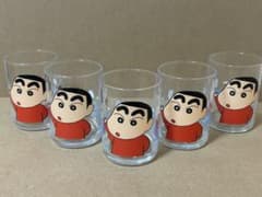 希少　レトロ　クレヨンしんちゃん　コップ グラス　5個セット