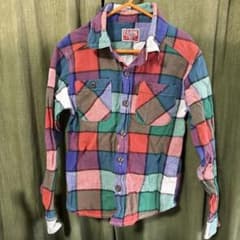 F.O.KIDS チェック柄長袖シャツ 130のサムネイル