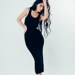 GYDA  サイドオープンニットワンピースのサムネイル