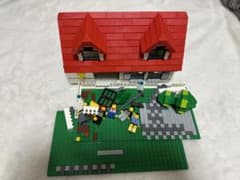 LEGO ブロックまとめ売り　赤い屋根　家のサムネイル