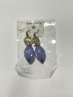 【新品】ブルーストーン フックピアス