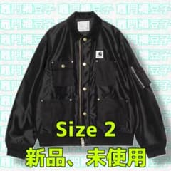 sacai x Carhartt WIP Nylon Twill 黒 サイズ 2 - メルカリ