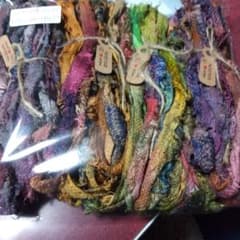 ひーちゃん様ラスト！13，ジャンクジャーナル素材。生地端耳、変わり糸