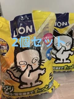 LION ニオイをとる砂 5L 2個セット 猫砂のサムネイル