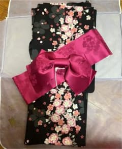 浴衣セット　花柄　さくらのサムネイル