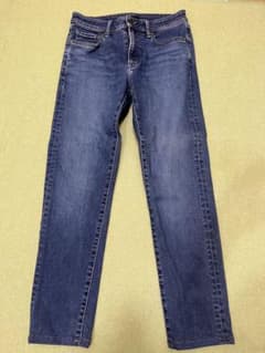 【美品】ユニクロ ジーンズ デニムパンツ 28インチ　薄いブルーのサムネイル