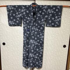 擦れプリント　お花　総柄　着物　3079のサムネイル