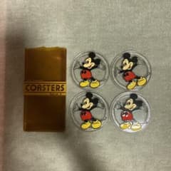 昭和　レトロ　ディズニー　コースター4枚セットのサムネイル