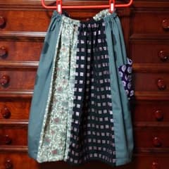 着物リメイクロングスカートのサムネイル