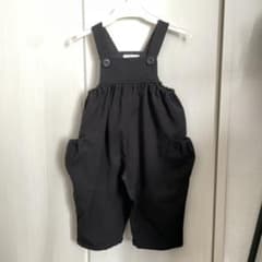 セラフ 黒 サロペット ロンパース ベビー服のサムネイル